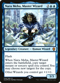 Naru Meha, Master Wizard [Dominaria Prerelease Promos]-1