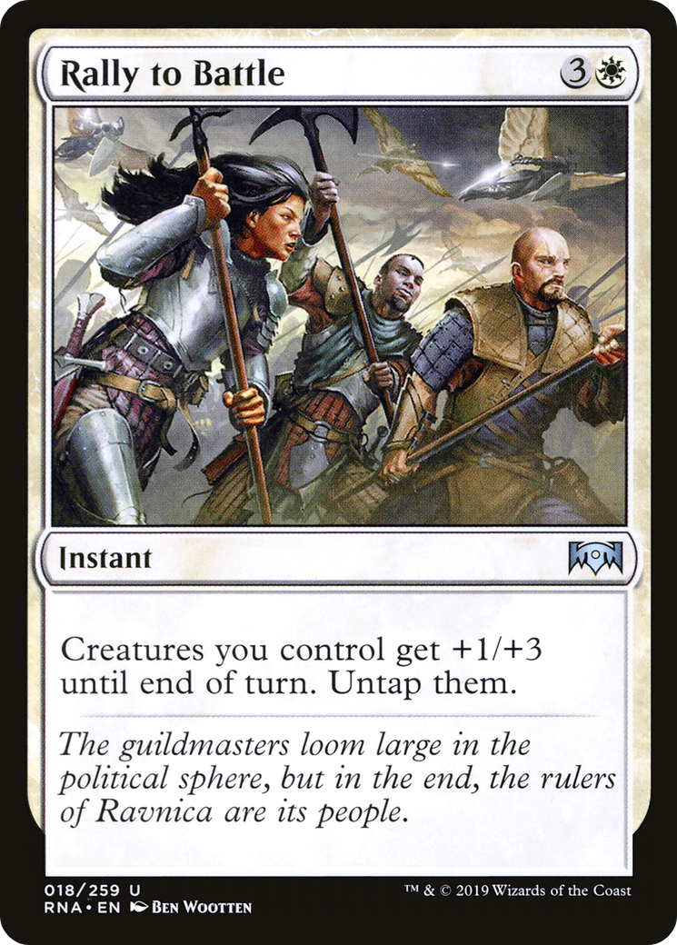 Rally to Battle [Ravnica Allegiance]-1