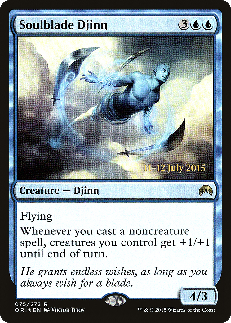 Soulblade Djinn [Magic Origins Prerelease Promos]-1