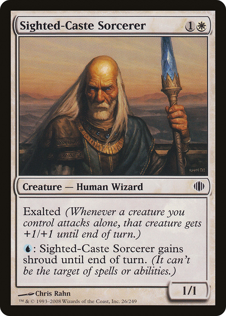 Sighted-Caste Sorcerer [Shards of Alara]-1