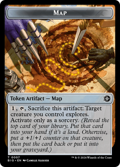 Map Token [Outlaws of Thunder Junction: The Big Score Tokens]-1