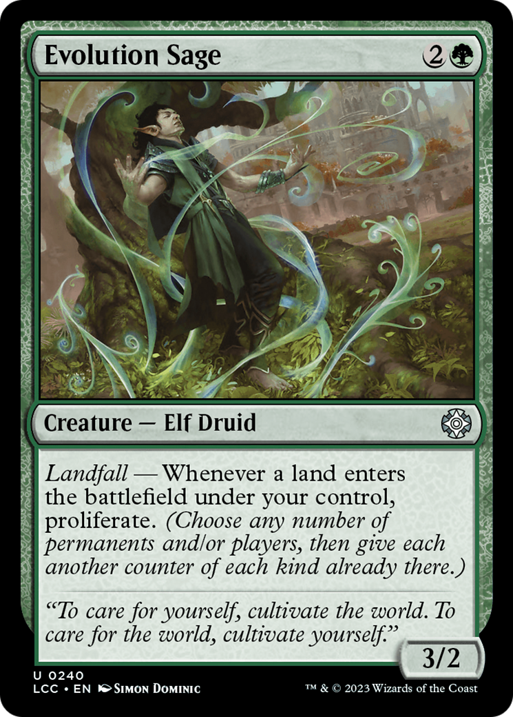 Evolution Sage [The Lost Caverns of Ixalan Commander]-1