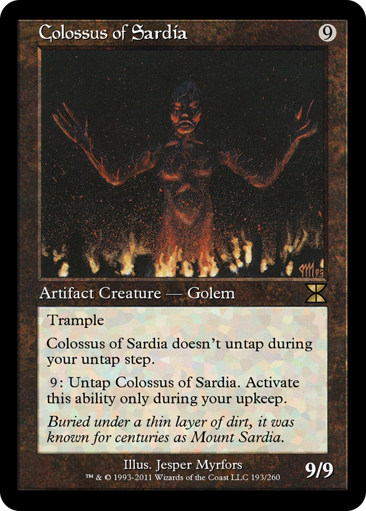 Colossus of Sardia (ME4-193) - Masters Edition IV Foil-1