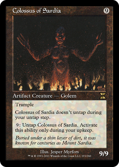 Colossus of Sardia (ME4-193) - Masters Edition IV Foil-1