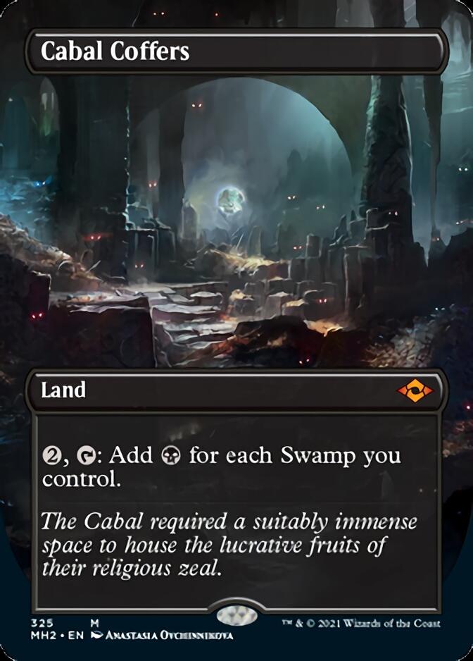 Cabal Coffers (Borderless Alternate Art) [Modern Horizons 2]-2