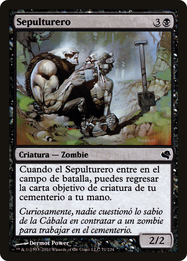 Gravedigger (Spanish) - "Sepulturero" (PS11-071) - Salvat 2011-1
