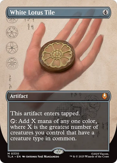 White Lotus Tile (Borderless) [Avatar: The Last Airbender]-1