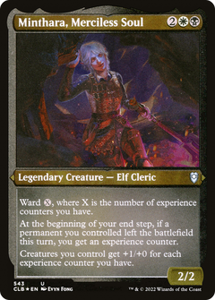 Minthara, Merciless Soul (CLB-543) - Commander Legends: Battle for Baldur's Gate Etched Foil-1