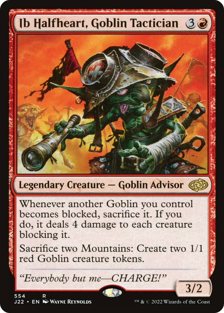 Ib Halfheart, Goblin Tactician [Jumpstart 2022]-1