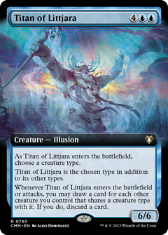 Titan of Littjara (Extended Art) [Commander Masters]-1