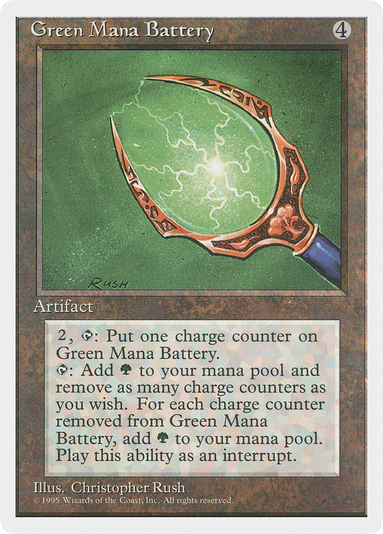 Green Mana Battery [Fourth Edition]-1