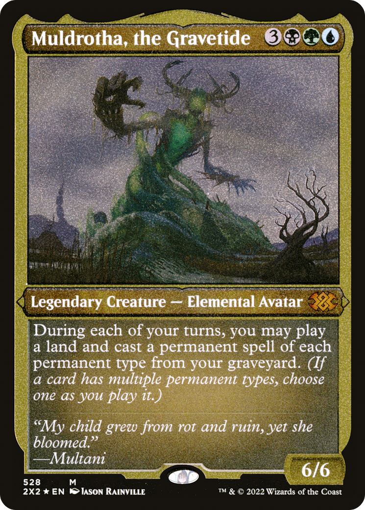 Muldrotha, the Gravetide (Foil Etched) [Double Masters 2022]-1