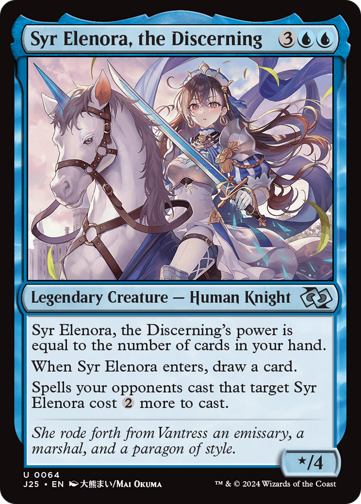 Syr Elenora, the Discerning (Anime) [Foundations Jumpstart]-1