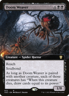 Doom Weaver (Extended Art) [Innistrad: Crimson Vow Commander]-1