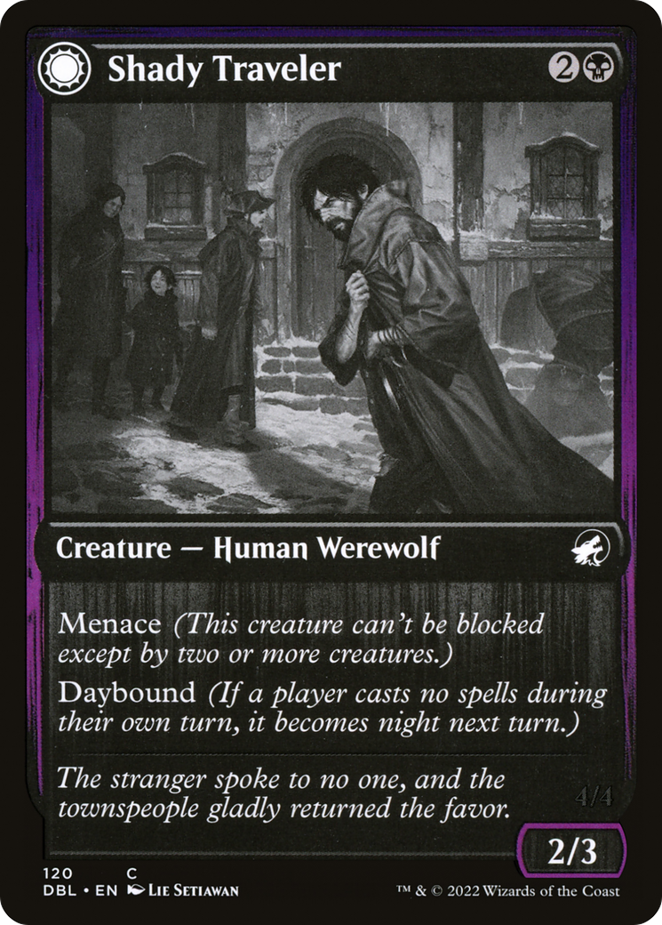 Shady Traveler // Stalking Predator [Innistrad: Double Feature]-3