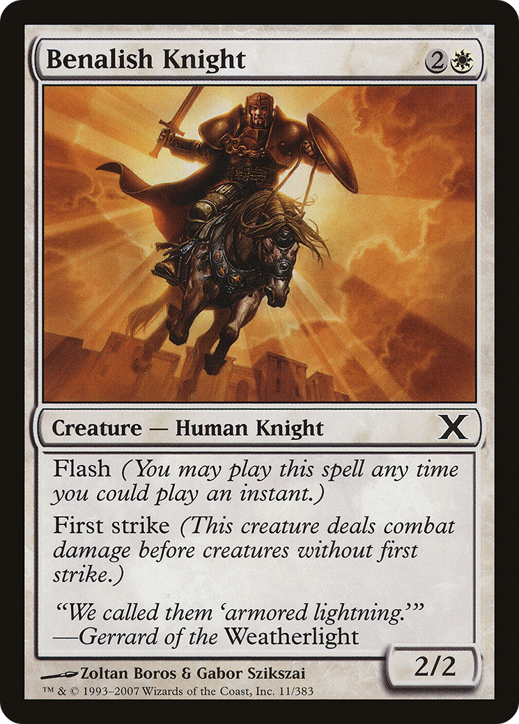 Benalish Knight (10E-011) - Tenth Edition-1