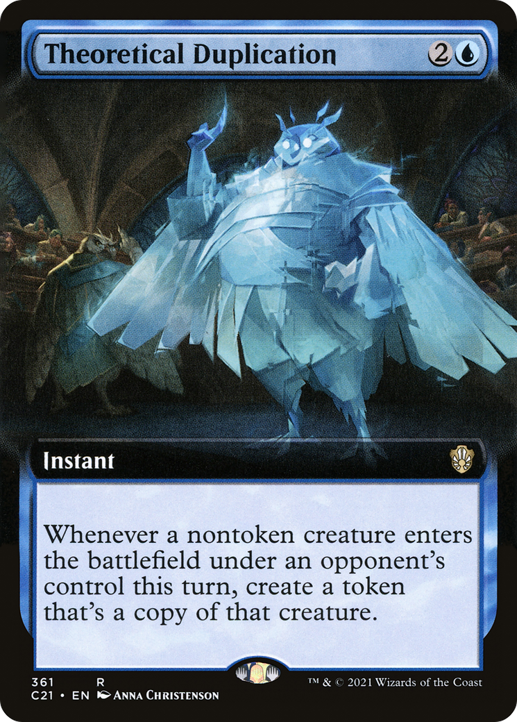 Theoretical Duplication (Extended Art) (C21-361) - Commander 2021: (Extended Art)-1