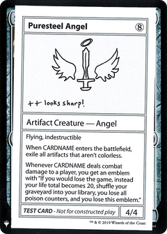 Puresteel Angel (CMB1-109) - Mystery Booster Playtest Cards 2019-1