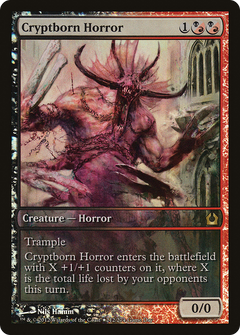 Cryptborn Horror (Game Day) (Extended Art) [Return to Ravnica Promos]-1