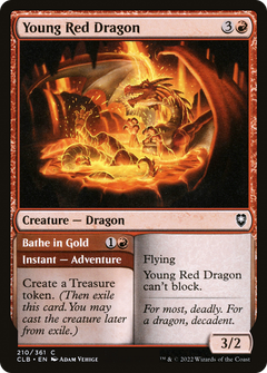 Young Red Dragon (CLB-210) - Commander Legends: Battle for Baldur's Gate-1