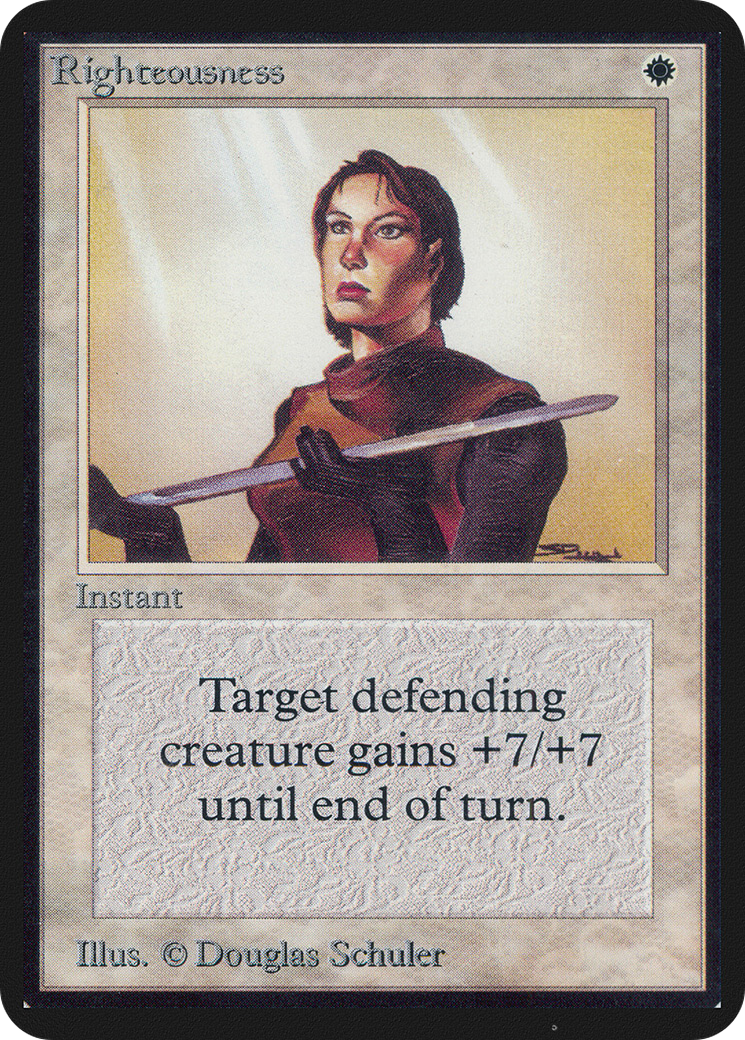 Righteousness (LEA-) - Limited Edition Alpha-1
