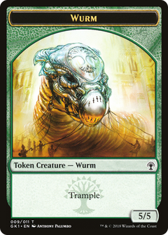 Saproling // Wurm Double-Sided Token (GR1-8 // 9) - GRN Guild Kit Tokens-1