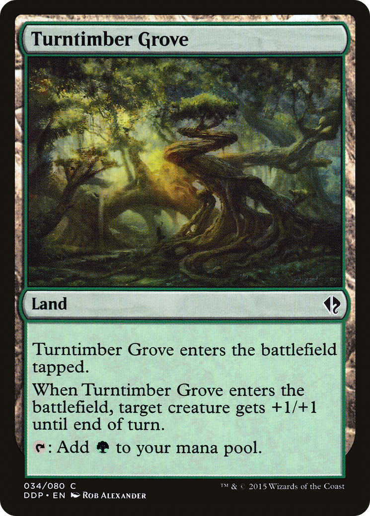 Turntimber Grove (DDP-034) - Duel Decks: Zendikar vs. Eldrazi-1
