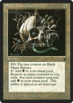 Black Mana Battery [Legends]-1