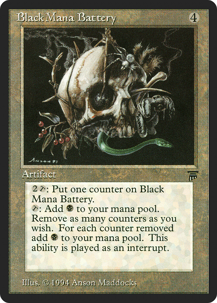 Black Mana Battery [Legends]-1