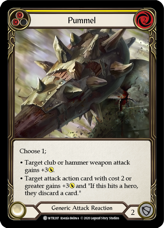 Pummel (Yellow) [U-WTR207] (Welcome to Rathe Unlimited)  Unlimited Rainbow Foil-2