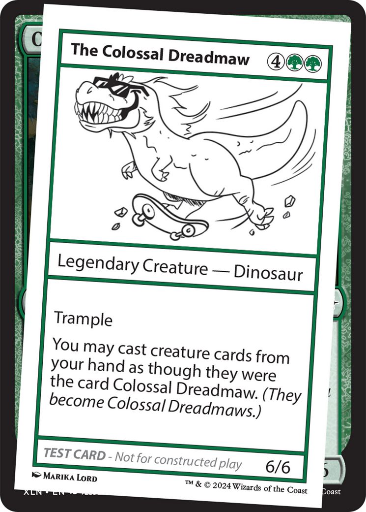 The Colossal Dreadmaw [Mystery Booster 2 Playtest Cards]-1