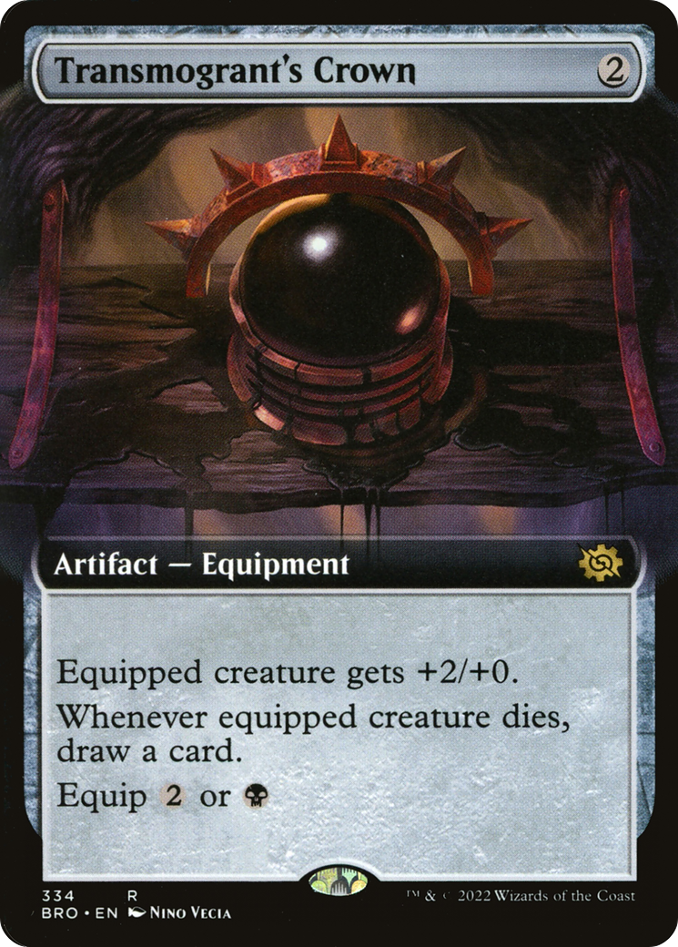 Transmogrant's Crown (Extended Art) (BRO-334) - The Brothers' War: (Extended Art)-1