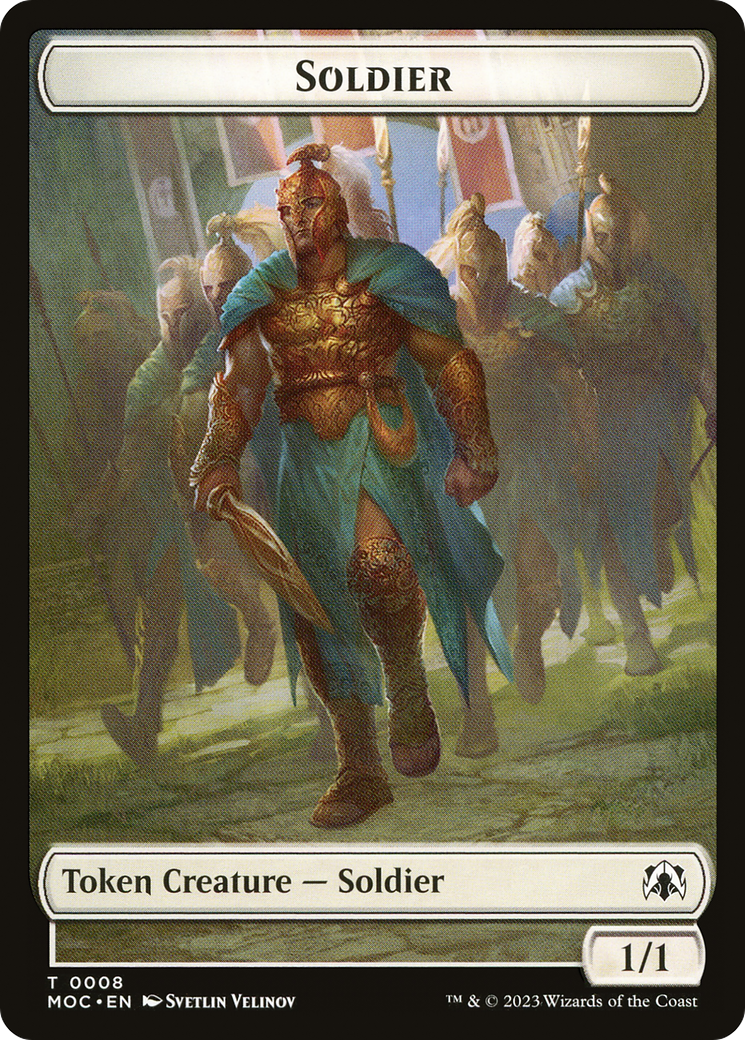 Soldier (TMOC-008) - March of the Machine Commander Tokens-1