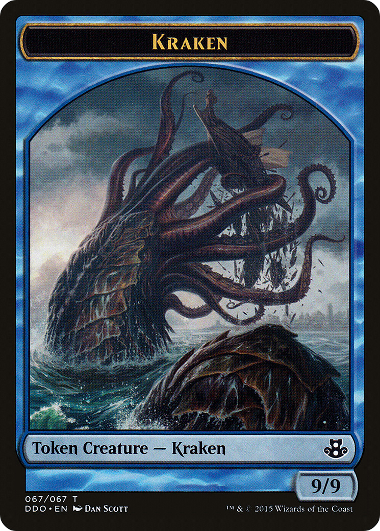 Kraken Token [Duel Decks: Elspeth vs. Kiora]-1