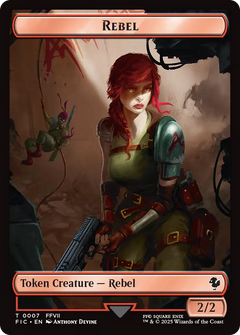 Soldier // Rebel Double-Sided Token [FINAL FANTASY Commander Tokens]-2