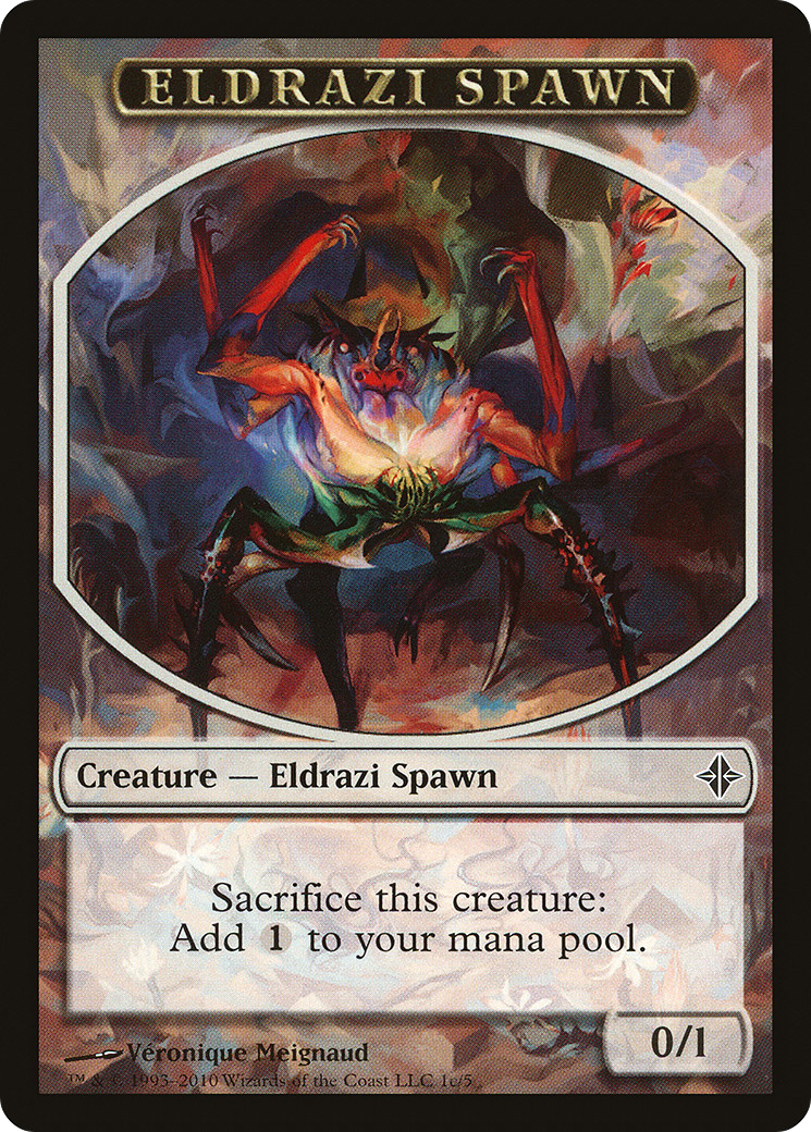 Eldrazi Spawn Token (1c/5) [Rise of the Eldrazi Tokens]-1