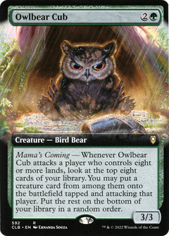 Owlbear Cub (Extended Art) [Commander Legends: Battle for Baldur's Gate]-1