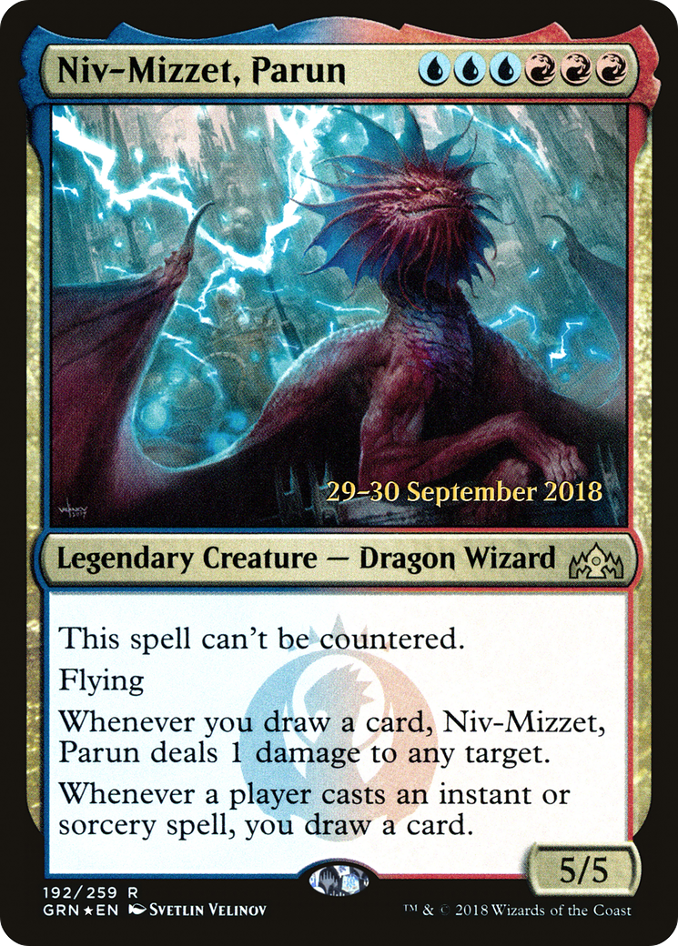 Niv-Mizzet, Parun [Guilds of Ravnica Prerelease Promos]-1