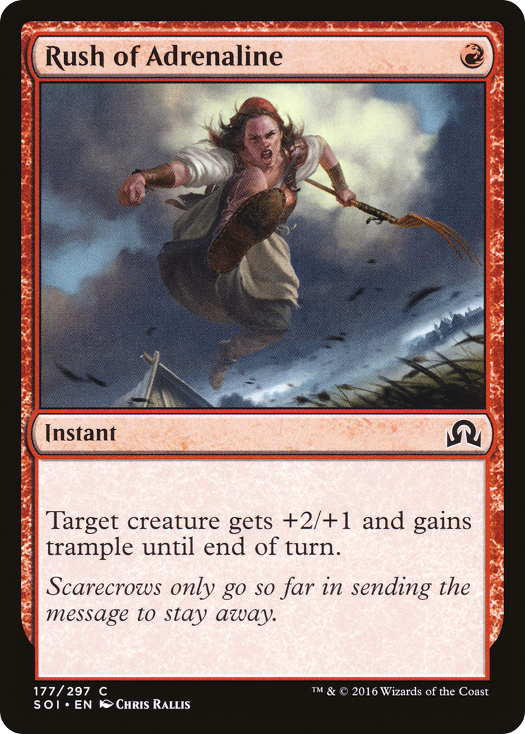 Rush of Adrenaline [Shadows over Innistrad]-1