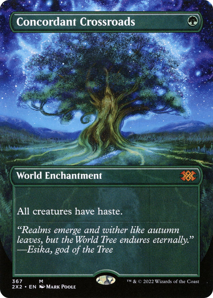 Concordant Crossroads (Borderless Alternate Art) [Double Masters 2022]-1