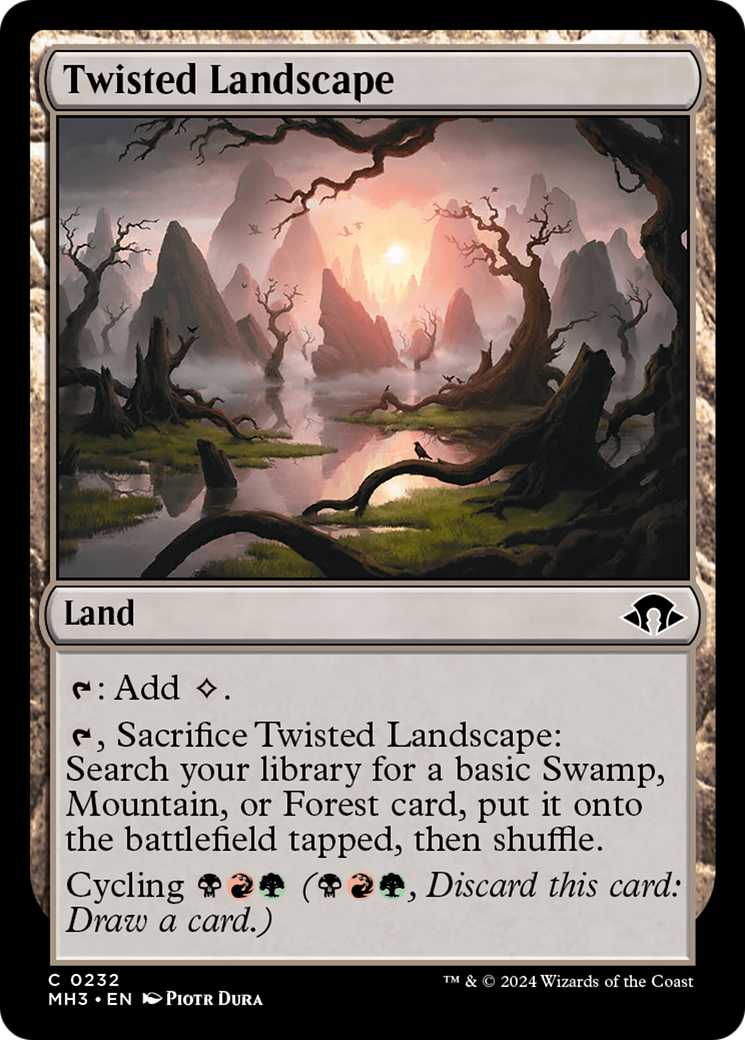 Twisted Landscape (MH3-232) - Modern Horizons 3-1