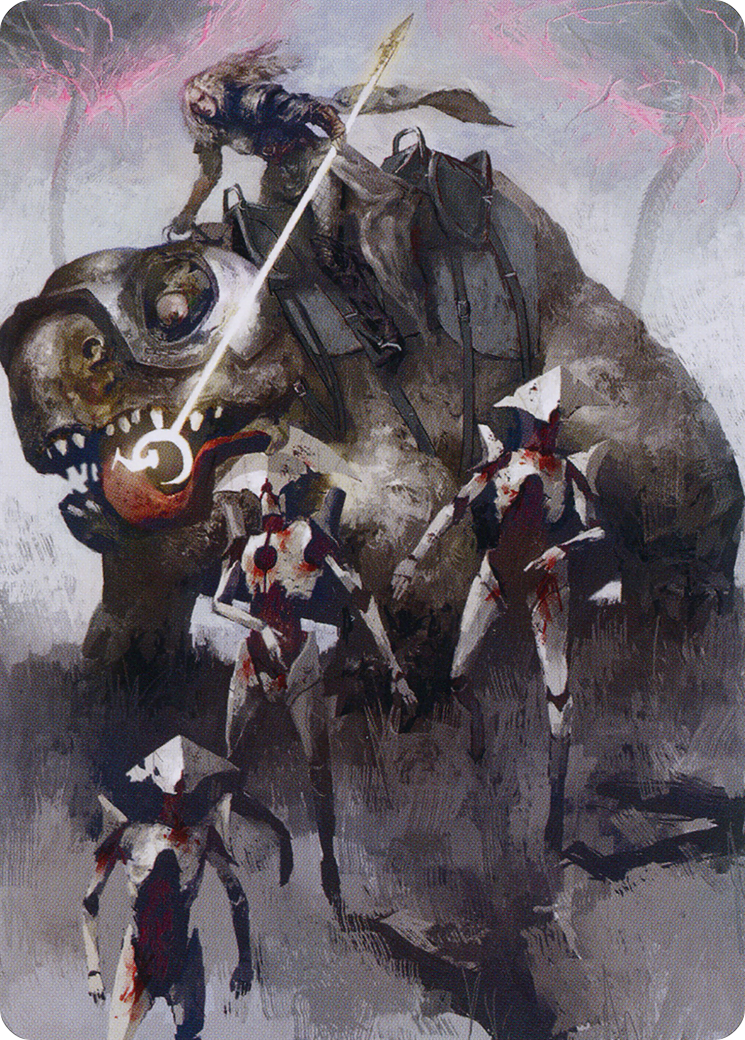 Thalia and The Gitrog Monster // Thalia and The Gitrog Monster (AMOM-065) - March of the Machine Art Series (Borderless)-1