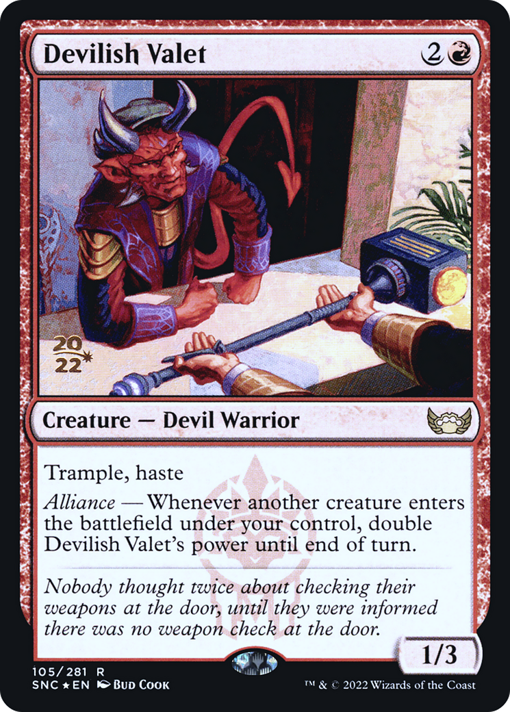 Devilish Valet [Streets of New Capenna Prerelease Promos]-1
