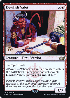 Devilish Valet [Streets of New Capenna Prerelease Promos]-1
