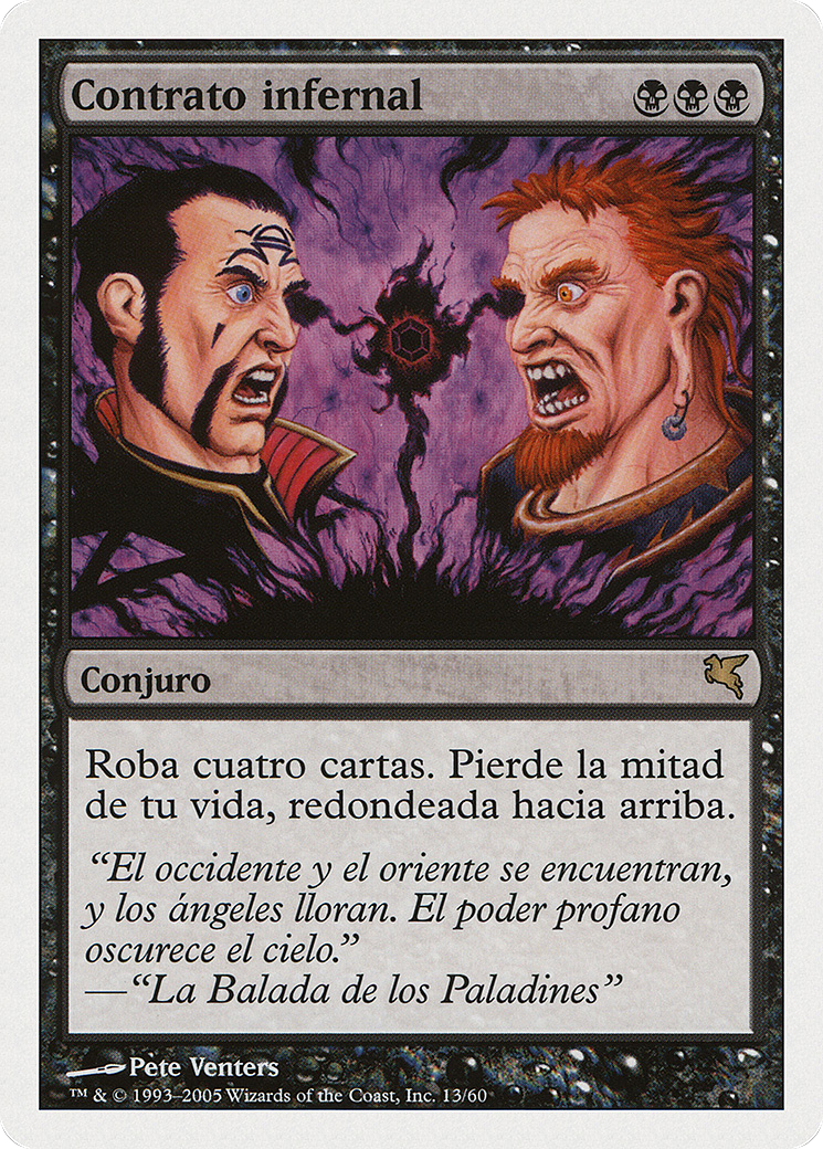 Infernal Contract (Spanish) - "Contrato Infernal" (PSAL-A13) - Salvat 2005-1