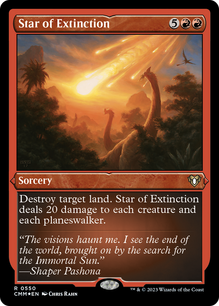 Star of Extinction (Foil Etched) [Commander Masters]-1