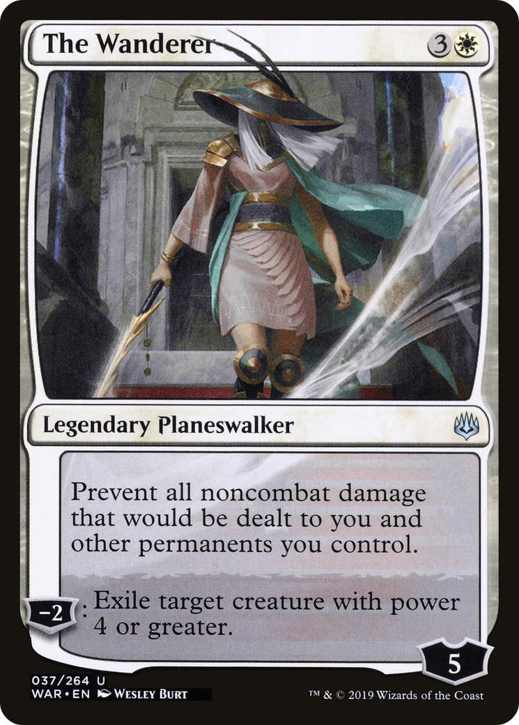 The Wanderer (WAR-037) - War of the Spark Foil-1
