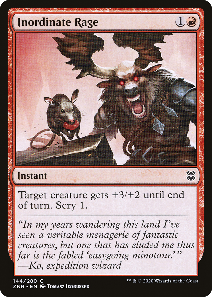 Inordinate Rage [Zendikar Rising]-1