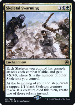 Skeletal Swarming [Dungeons & Dragons: Adventures in the Forgotten Realms Prerelease Promos]-1