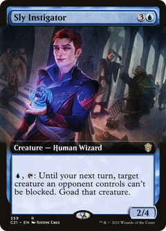 Sly Instigator (Extended Art) [Commander 2021]-1